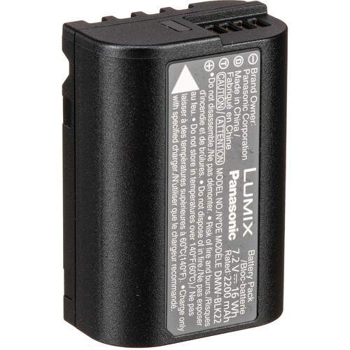 Panasonic DMW-BLK22 Lithium-Ion Battery (7.2V, 2200mAh) - 1